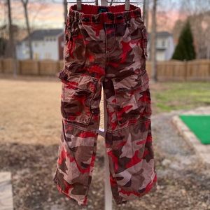 Mini Boden Boys 7-8Y camouflage lined pants